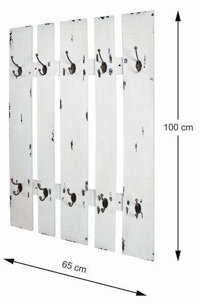 NÁSTĚNNÁ ŠATNA, 65/100/9 cm - Online Only šatny & botníky, Online Only