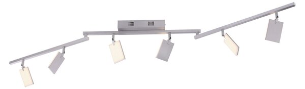 Stropní Lampa PURE, Mira, stmívatelné, Metalická, Obývací pokoj, Kov, Moderní