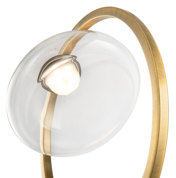 Maytoni Nástěnné LED svítidlo LUNARE, 5W, Ø 32 cm, CRI80 Barva: Světlý mosaz