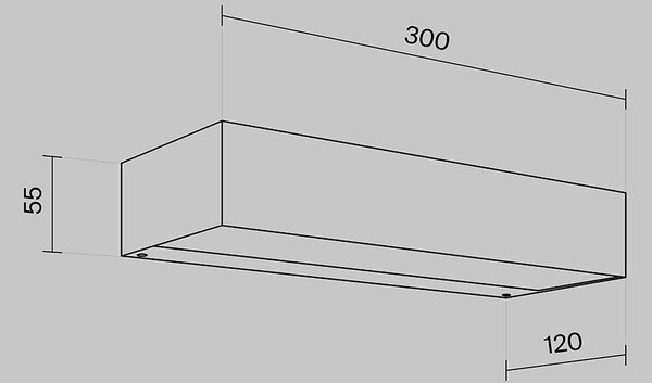Maytoni Venkovní nástěnné LED svítidlo LOT, 10W, d. 30 cm, CRI80, IP65 Barva: Bílá