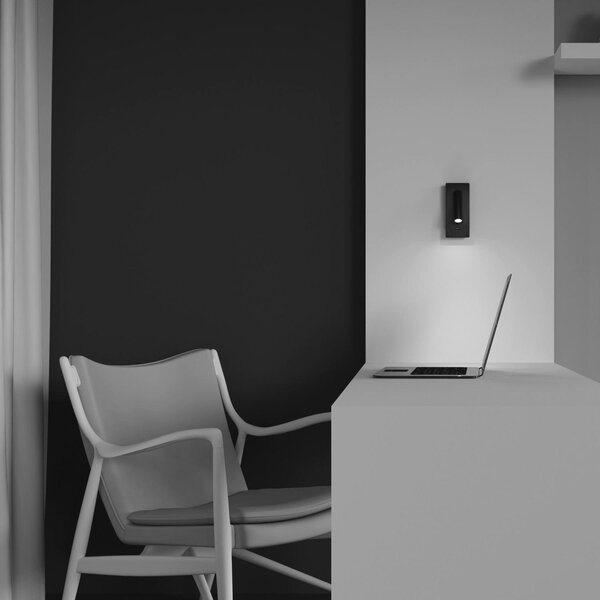 Maytoni Nástěnné LED svítidlo MIRAX 3W, v. 18,6 cm, CRI80 Barva: Černá