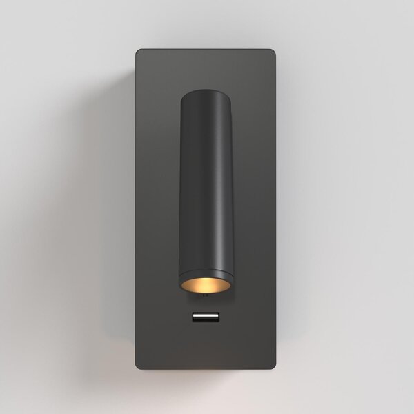 Maytoni Nástěnné LED svítidlo MIRAX 3W, v. 18,6 cm, CRI80 Barva: Černá