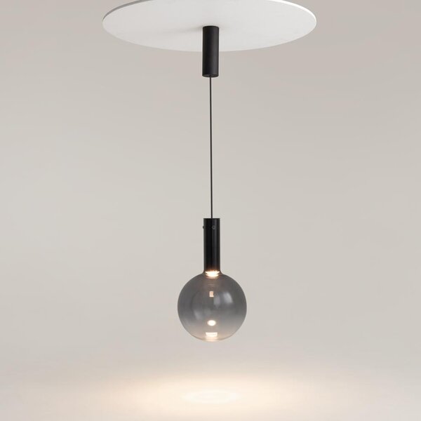 Maytoni Závěsné LED svítidlo NEBULA, 6W, Ø 25 cm, CRI80 Barva: Bílá
