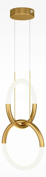 Maytoni Závěsné LED svítidlo NODE, 18W, Ø 34 cm, CRI90 Barva: Zlatá