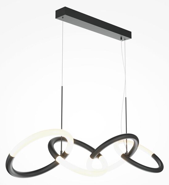 Maytoni Závěsné LED svítidlo NODE, 40W, d. 100 cm, CRI90 Barva: Černá