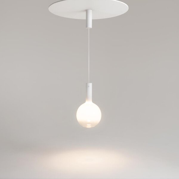 Maytoni Závěsné LED svítidlo NEBULA, 6W, Ø 25 cm, CRI80 Barva: Bílá