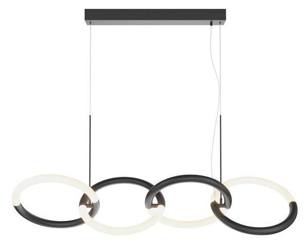 Maytoni Závěsné LED svítidlo NODE, 40W, d. 100 cm, CRI90 Barva: Černá