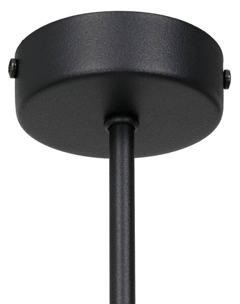 Milagro Lighting Stropní světlo Archie, černé, délka 68 cm, kov, 2ramenné, stmívatelný, Černá, Obývací pokoj / jídelna, kov
