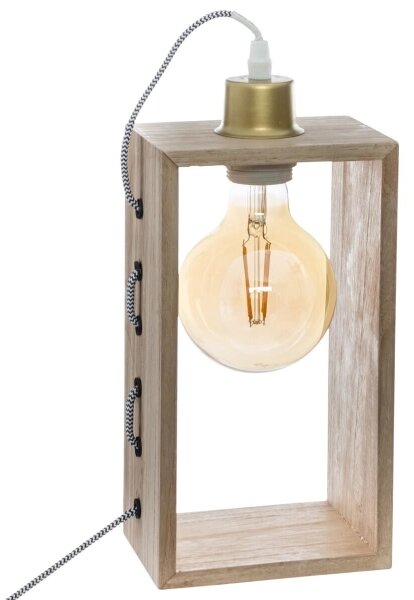 Atmosphera - Stolní lampa IWATA 1xE27/25W/230V pavlonie