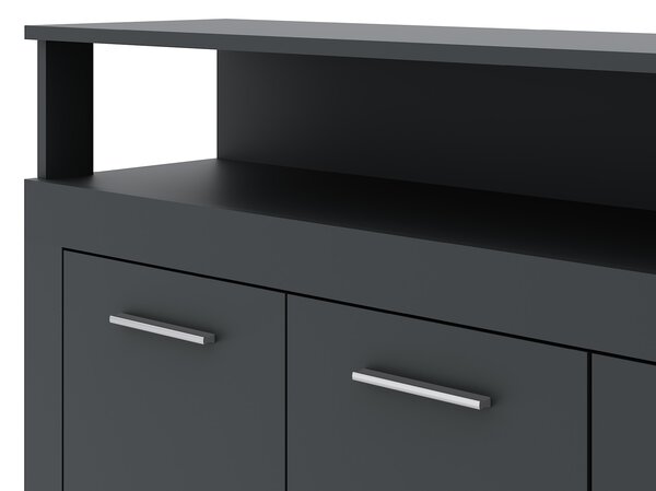 Vivaldi Komoda Luna 190 cm antracit