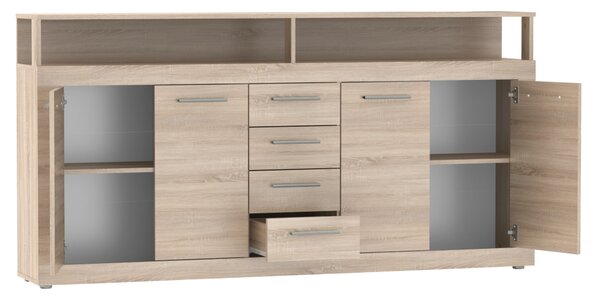 Vivaldi Komoda Luna 190 cm dub Sonoma