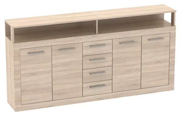 Vivaldi Komoda Luna 190 cm dub Sonoma