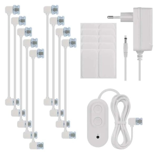 SADA 10x RGBIC Stmívatelný panel LED/1,9W/230V Wi-Fi Tuya