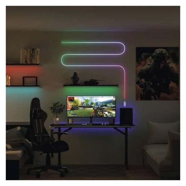 RGBIC LED Stmívatelný pásek GoSmart LED/24W/230V 3 m Wi-Fi Tuya