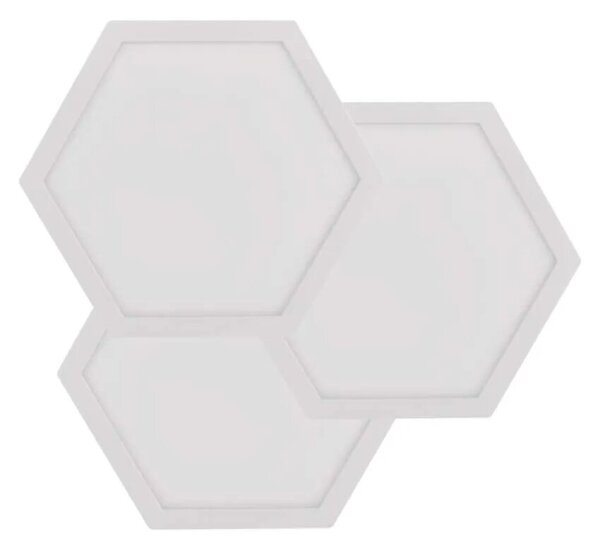 Rozš. sada 3x RGBIC Stmívatelný panel LED/1,8W/230V Wi-Fi Tuya