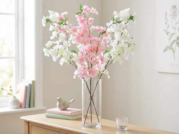 Umělá květina CHERRY BLOSSOM 88 cm - více barev Barva: Růžová