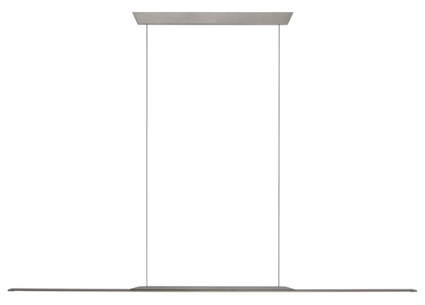 Závěsná svítidlo PURE, Surface, stmívatelné, Šedá, Obývací pokoj, Hliník, Moderní