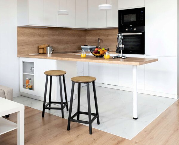 Barová židle Flint Modern Oak loft