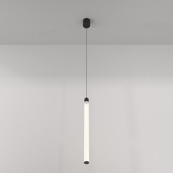 Maytoni Závěsné LED svítidlo RAY, 20W, Ø 3 cm, CRI80 Barva: Černá