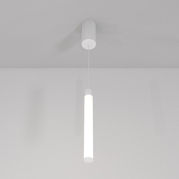 Maytoni Závěsné LED svítidlo RAY, 10W, Ø 3 cm, CRI80 Barva: Bílá