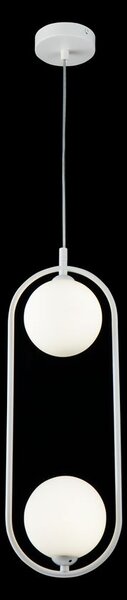 Maytoni Závěsné svítidlo RING, 2xG9, Ø 12 cm Barva: Bílá