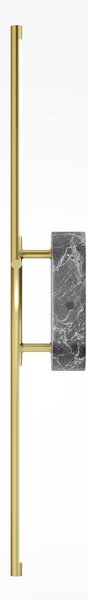 Maytoni Nástěnné LED svítidlo RENAISSANCE, 6W, v. 63 cm, CRI80 Barva: Zlatá