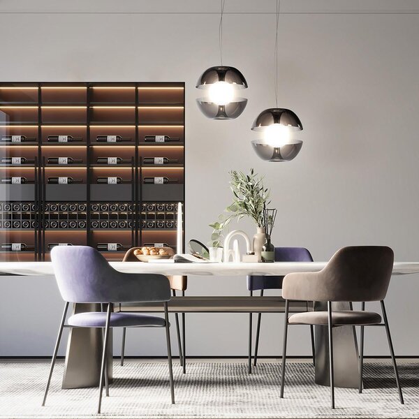 Maytoni Závěsné LED svítidlo REBEL, 6W, Ø 30,2 cm, CRI80 Barva: Zlatá