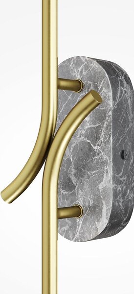 Maytoni Nástěnné LED svítidlo RENAISSANCE, 6W, v. 63 cm, CRI80 Barva: Zlatá