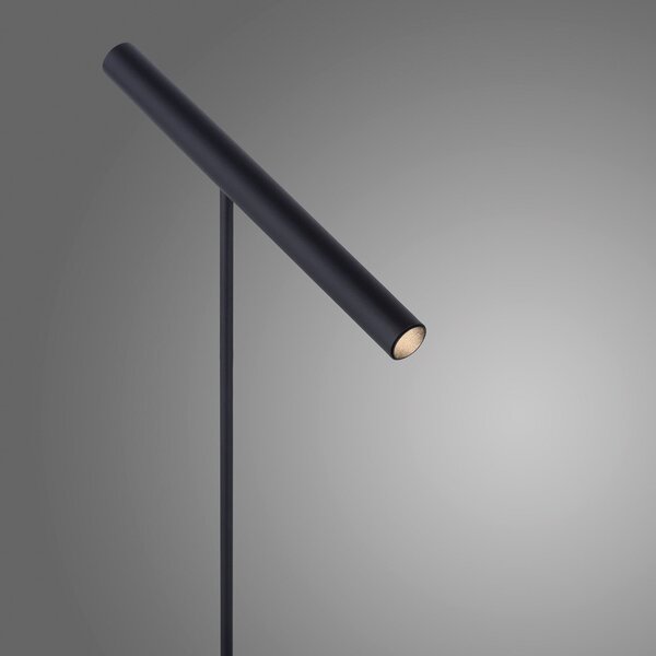 Stolní lampa PURE, Pure Tutua, stmívatelné, Černá, Obývací pokoj, Kov, Moderní