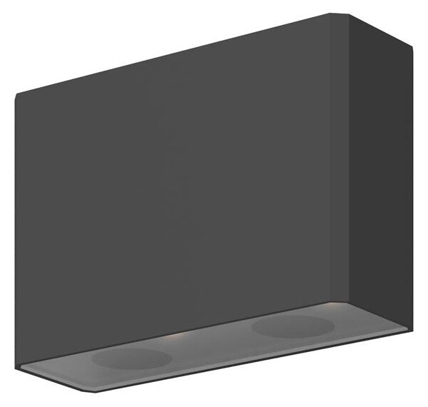 Maytoni Venkovní nástěnné LED svítidlo SHOW, 4W, d. 12 cm, CRI80, IP54 Barva: Černá
