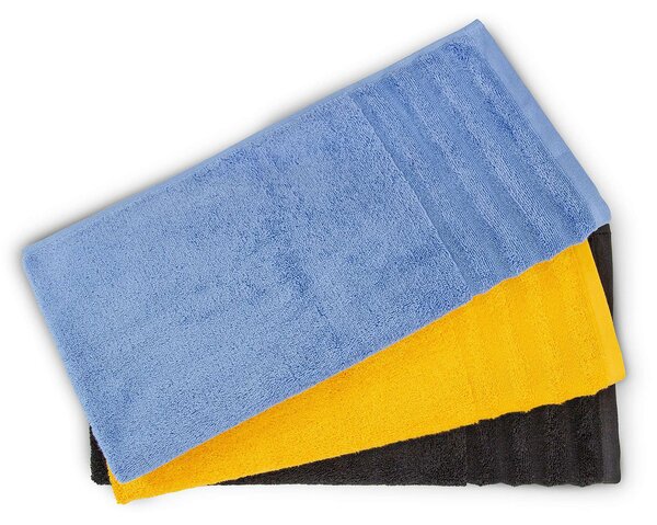 DARRÉ Ručníky a osušky CASA COLORATA - středně modrá Velikost: ručník 50 x 100