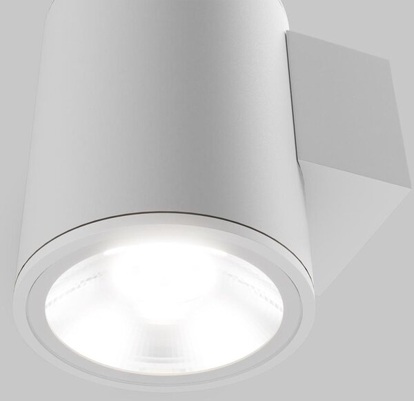 Maytoni Venkovní nástěnné LED svítidlo SHIM, 5W, v. 12 cm, CRI80, IP65 Barva: Bílá