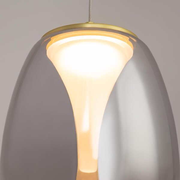 Maytoni Závěsné LED svítidlo SPLASH, 7W, Ø 20 cm, CRI80 Barva: Transparetní