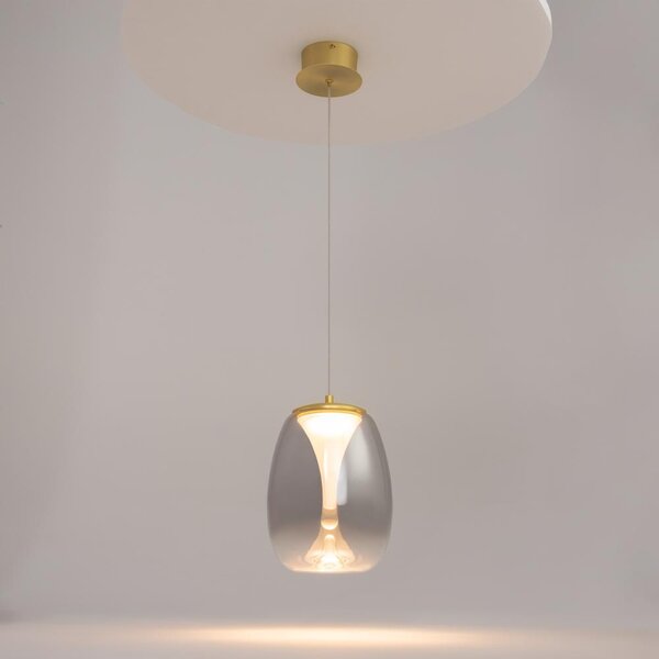 Maytoni Závěsné LED svítidlo SPLASH, 7W, Ø 20 cm, CRI80 Barva: Transparetní