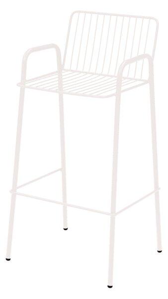 ISIMAR - Barová židle NIZA vysoká - bílá