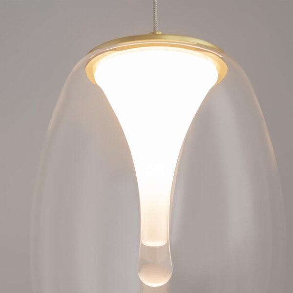 Maytoni Závěsné LED svítidlo SPLASH, 7W, Ø 20 cm, CRI80 Barva: Transparetní