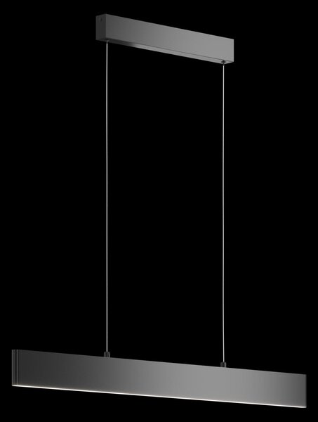 Maytoni Závěsné LED svítidlo STEP, 23W, d. 91 cm, CRI80, 4000K Barva: Černá