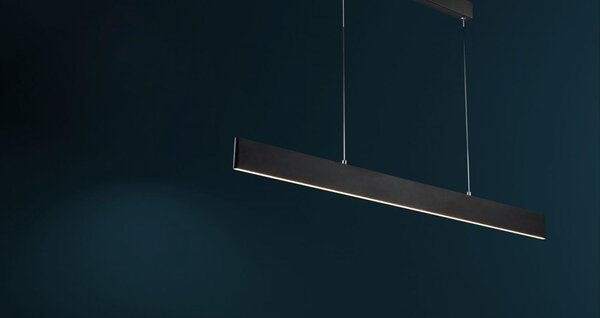 Maytoni Závěsné LED svítidlo STEP, 23W, d. 91 cm, CRI80, 4000K Barva: Černá