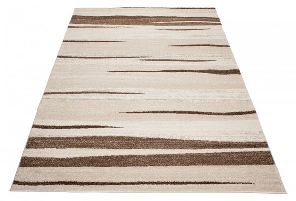 Makro Abra Kusový koberec SARI 3437A krémový hnědý Rozměr: 120x170 cm