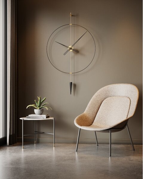 Mclocks Designové nástěnné hodiny PP801 Pendulum Plus antique gold-black 80cm