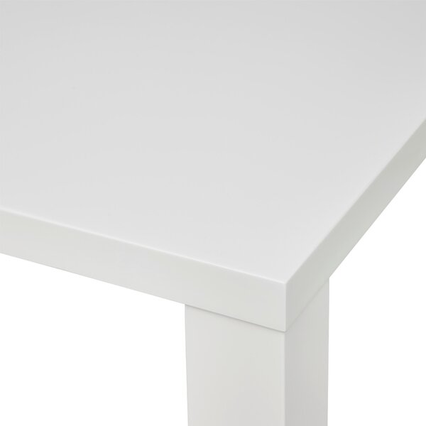 JÍDELNÍ STŮL, vysoce lesklá bílá, 80/80/75 cm P & B - Online Only jídelní stoly, Online Only