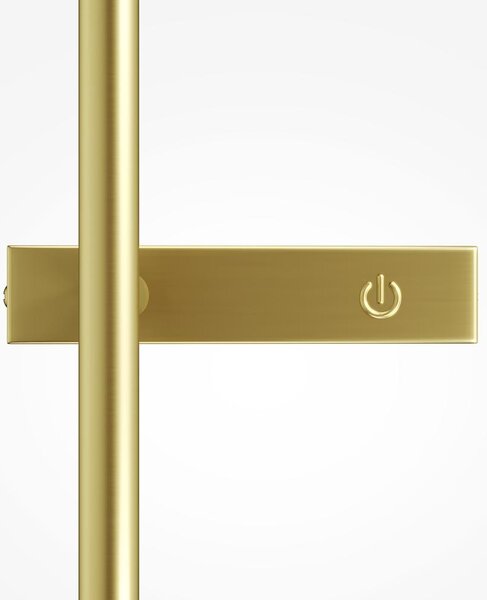 Maytoni Nástěnné LED svítidlo TOUCH, 10W, v. 48 cm, CRI80 Barva: Zlatá