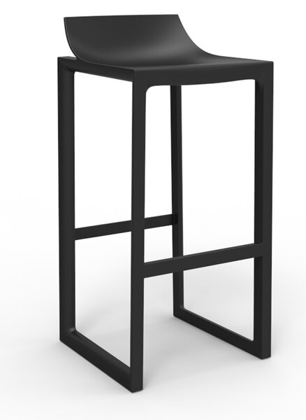 VONDOM - Barová židle WALL STREET - černá