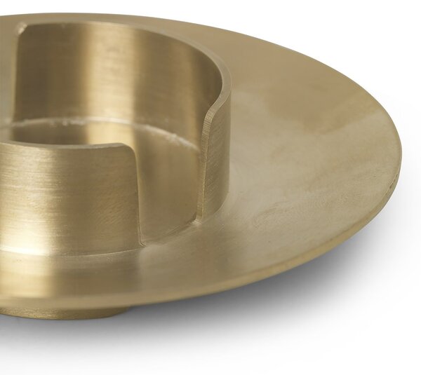 Mosazný svícen Block Brass 11 cm