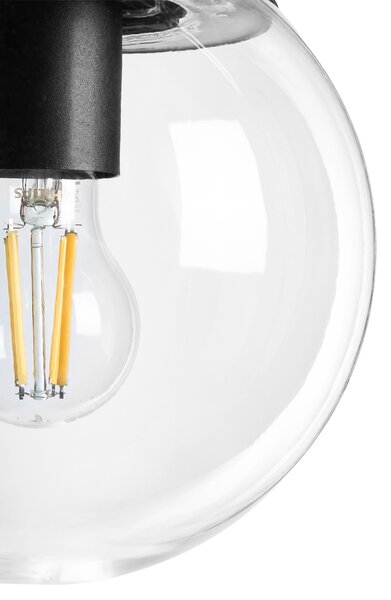 Venkovní závěsná lampa BLEES Kov Černá