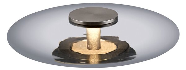 Stolní lampa PURE, Vitrum, stmívatelné, Šedá, Obývací pokoj, Sklo, Moderní