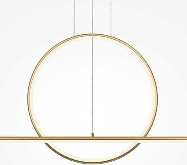 Maytoni Závěsné LED svítidlo HALO, 40W, d. 143 cm, CRI80