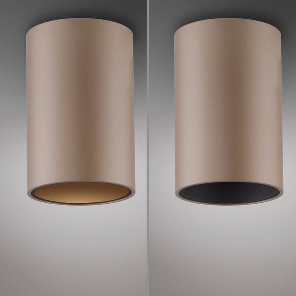 Stropní Lampa PURE, Point, stmívatelné, Bronzová / starobylá mosaz, Koupelna, Kov, Moderní