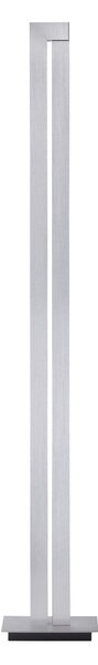 Stojací Lampa PURE, PURE Lines Floor, stmívatelné, Šedá, Obývací pokoj, Kov, Moderní