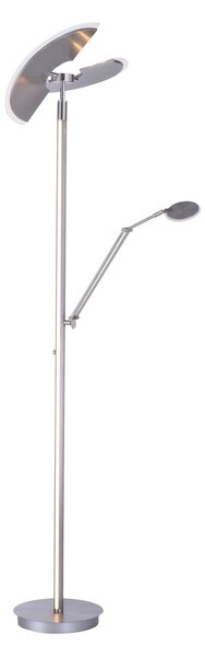 Stojací Lampa PURE, PURE Mutil, stmívatelné, Šedá, Obývací pokoj, Kov, Moderní